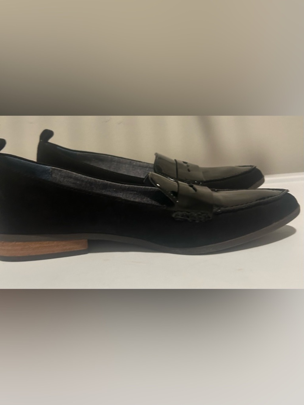 Dr. Scholl's Women's Black Patent Memory Foam Cool Fit Loafers